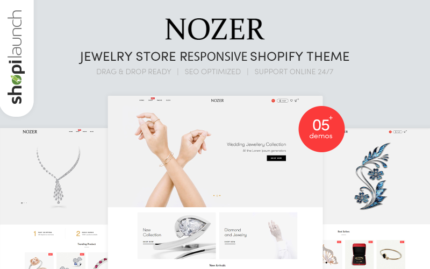 Nozer- Kuyumcu Duyarlı Shopify Teması