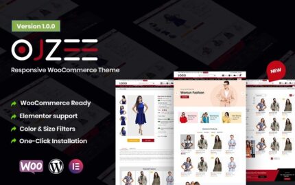 Ojzee - WooCommerce için Duyarlı e-Ticaret WordPress Teması