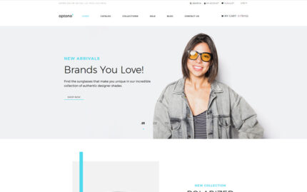 Optono - Eye Glasses Multipage Clean Shopify Teması