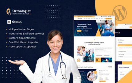 Ortolog - Ortopedi ve Kiropraktör Kliniği WordPress Teması