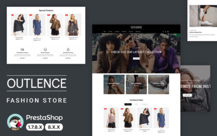 OutLence - Harika Moda ve Aksesuarlar PrestaShop Teması