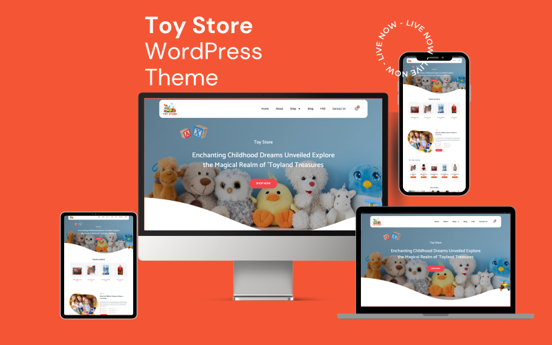 Oyuncak Mağazası WooCommerce Elementor WordPress Teması