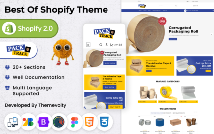 Pack Track - Mega Packaging Shopify 2.0 Şablonu