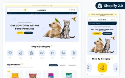 PawPets - En İyi Shopify 2.0 Evcil Hayvan Teması