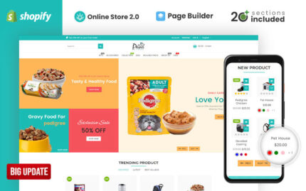 Paws Pet Store Shopify Teması