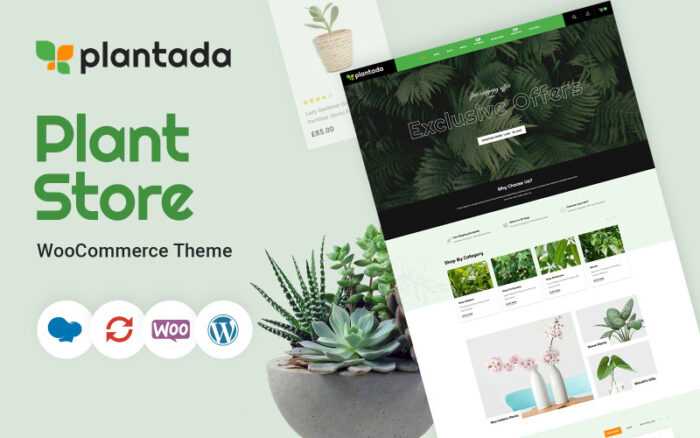 Plantada - The Flower Nursery Store WooCommerce Teması