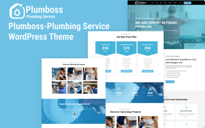 plumboss - Tesisat Hizmeti Wordpress Teması