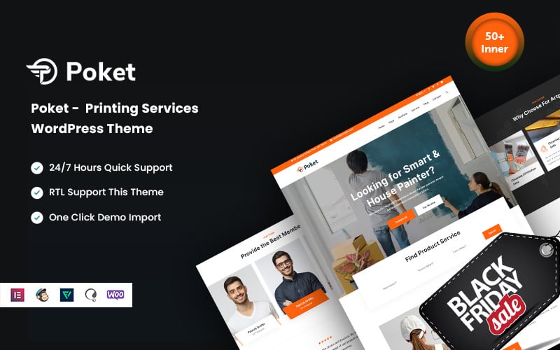 Poket - Baskı Hizmetleri WordPress Teması