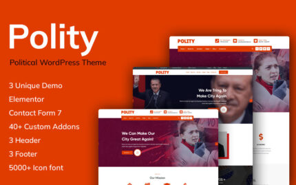 Polity - Politik WordPress Teması