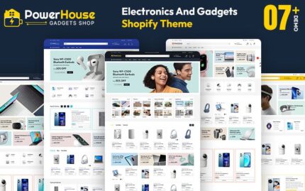 Powerhouse - Elektronik ve Aletler Mega Mağaza Çok Amaçlı Shopify 2.0 Duyarlı Teması