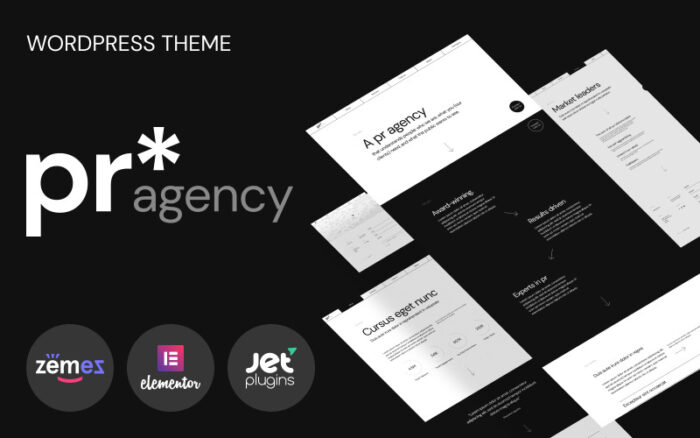 PR Agency - PR Agency Elementor tabanlı WordPress Teması