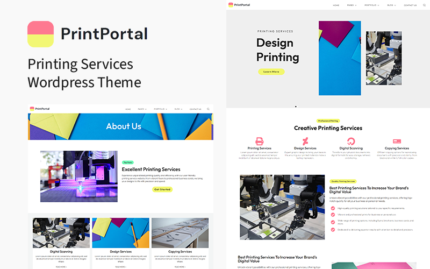 PrintPortal - Yazdırma Hizmeti Wordpress Teması