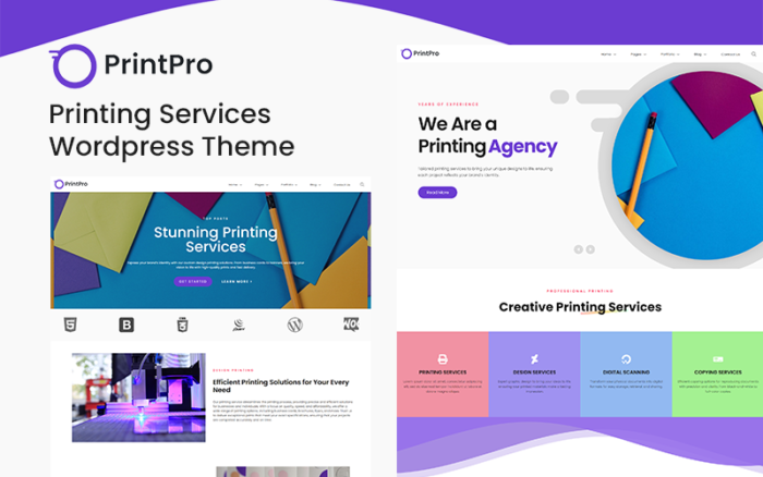 PrintPro - Yazdırma Hizmetleri Wordpress Teması