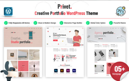 Privet - Kişisel Duyarlı WordPress Teması