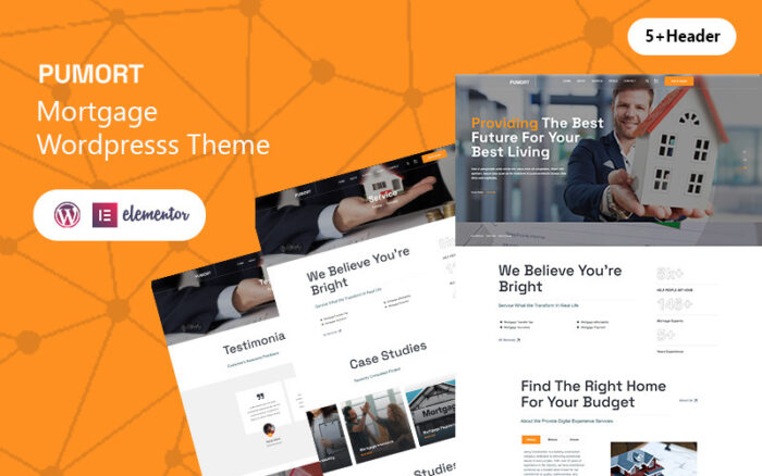Pumort - Mortgage Wordpress Teması
