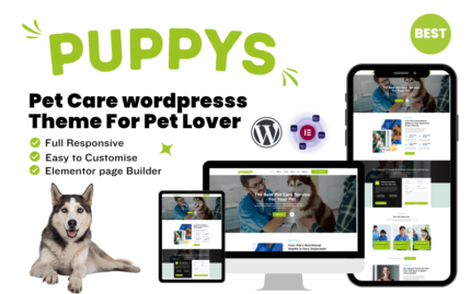 Puppys Pet Care Vet Wordpress Tam Duyarlı Tema