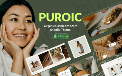 Puroic - Organik Kozmetik ve Cilt Bakım Mağazası Shopify Teması