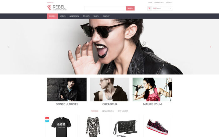 Rebel PrestaShop Teması