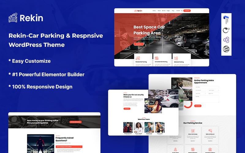 Rekin - Otopark WordPress Teması