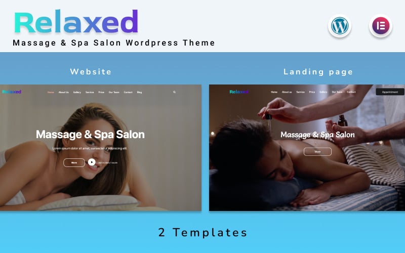 Relaxed - Masaj ve Spa Salonu WordPress Teması