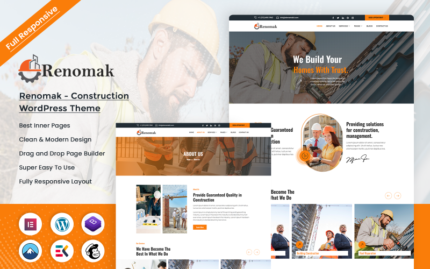 Renomak - İnşaat WordPress Teması