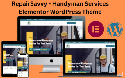 RepairSavvy - Tamirci Hizmetleri Elementor WordPress Teması