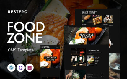 Restfro - Restfro – Restoran ve Yemek Çok Amaçlı Duyarlı WordPress Teması