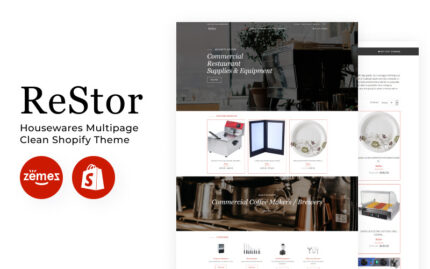 ReStore - Housewares Multipage Clean Shopify Teması