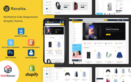 Revolta - Minimal Modern Multistore Shopify Teması