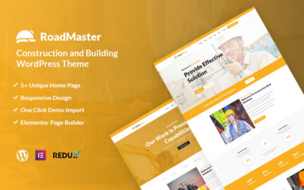 Roadmaster - İnşaat ve Yapı WordPress Teması