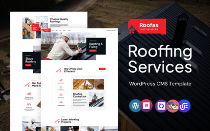 Roofax - Çatı Bakım Şirketi WordPress Elementor Teması