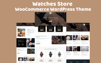 Saat Mağazası WooCommerce Elementor WordPress Teması