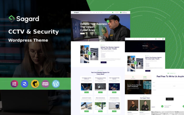 Sagard - CCTV ve Güvenlik Wordpress Teması