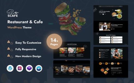 Scafe - Restaurant Or Cafe WordPress Theme