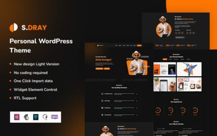 Sdary - Kişisel WordPress Teması