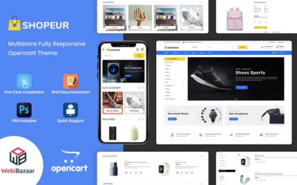 Shopeur - Premium Çok Amaçlı OpenCart Teması