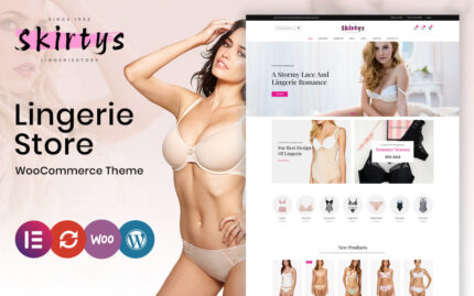 Skirtys - İç Giyim ve Yetişkin Mağazası Elementor WooCommerce Teması