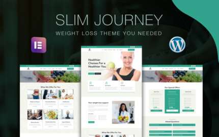 Slim Journey - Minimal ve Modern Kilo Verme Teması