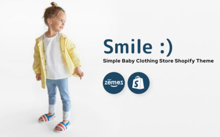 Smile - Basit Bebek Giyim Mağazası Shopify Teması