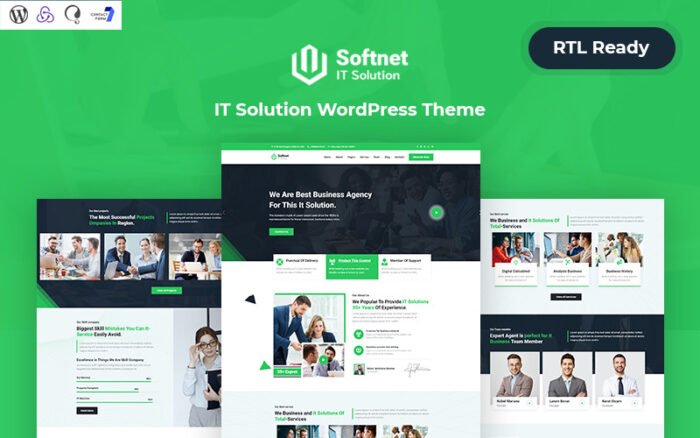 Softnet - BT Çözüm Şirketi Duyarlı WordPress Teması