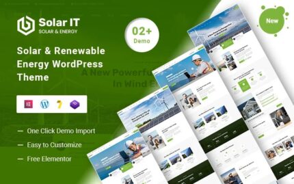 Solar-IT – Güneş Enerjisi ve Yenilenebilir Enerji WordPress Teması