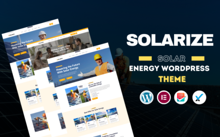 Solarize - Güneş ve Yenilenebilir Enerji Wordpress Teması