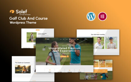 Solef - Golf Kulübü Sporları WordPress Teması