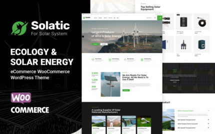 Somatic - Güneş Enerjisi, Rüzgar ve Güç WooCommerce Teması