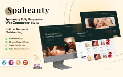 Spa Beauty - Güzellik ve Spa WordPress WooCommerce Teması