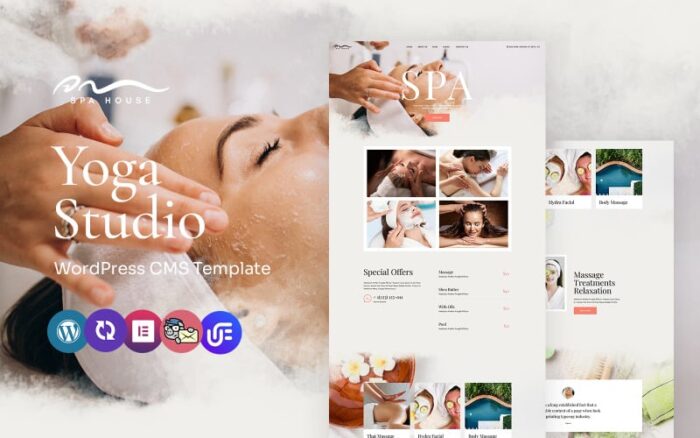 Spa House - Spa & Wellness Çok Amaçlı WordPress Elementor Teması