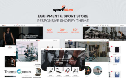 Sportsium - Ekipman ve Spor Mağazası Shopify Teması