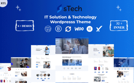 sTech - BT Çözümü ve Çok Amaçlı Elementor Wordpress Teması