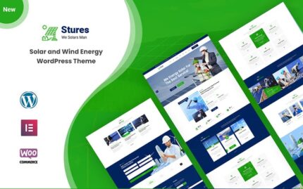 Stures - Güneş ve Rüzgar Enerjisine Duyarlı WordPress Teması