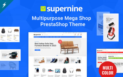 Supernine - Çok Amaçlı Mega Mağaza Prestashop Teması